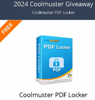 Coolmuster PDF Locker Giveaway- Free 1 Year License