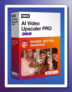 Nero AI Video Upscaler PRO 365 Free 1 Year License