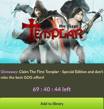 The First Templar - Special Edition Free on GOG