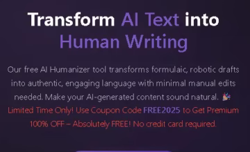 Humanizer AI Tech Premium Free:Transform Robotic AI Content into Undetectable Human-Like Writing