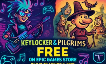 🎹 Keylocker & 🏞️Pilgrims Free on Epic Games Store | Turn-Based Cyberpunk Action and Creative Adventure!
