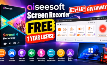 Aiseesoft Screen Recorder Free 1-Year License – CHIP Giveaway [Windows]
