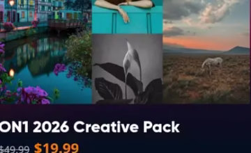 ON1 2026 Creative Pack Worth $20 for Free