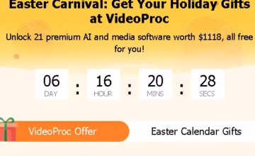 🎉 VideoProc Easter Carnival 2026: Get 21 Premium Software for Free! 🎁
