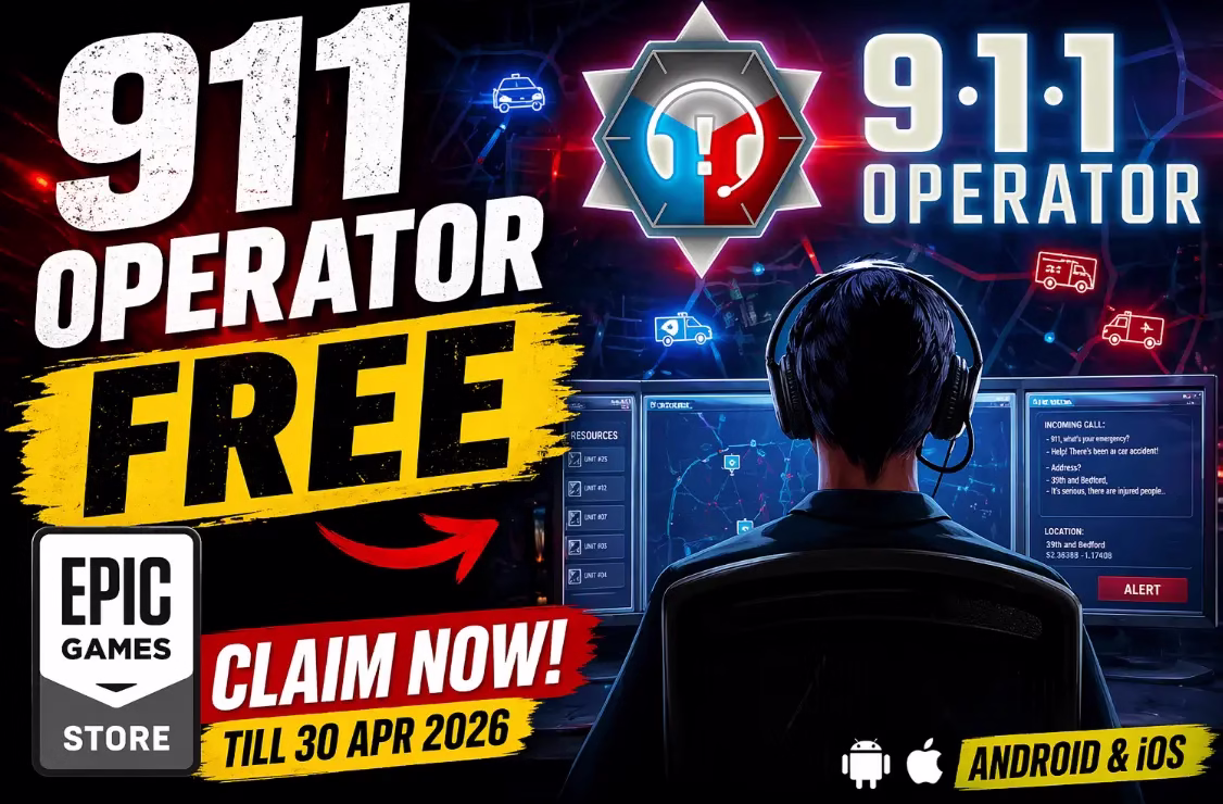 911 Operator FREE on Epic Games Store (Android & iOS) — Claim Before April 30, 2026