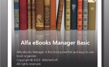 Alfa eBooks Manager Basic 8.6 Free Giveaway – Best eBook Library Organizer for Windows