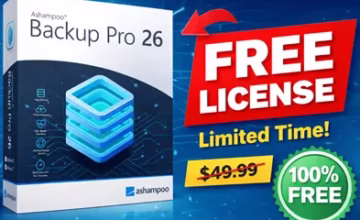 Ashampoo Backup Pro 26 FREE License Giveaway (2026) – Get Full Version Worth $49.99