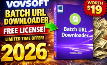 Get Vovsoft Batch URL Downloader v6.2 Free – 100% Giveaway (Worth $19)