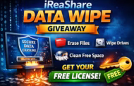 iReaShare Data Wipe Free License: File Shredder & Hard Drive Eraser for Windows