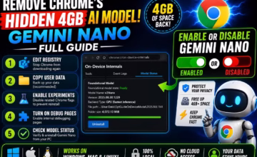 Chrome Silently Downloads a 4GB AI Model: How to Remove Gemini Nano from Chrome