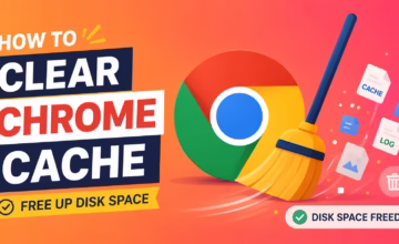 How to Clear Chrome Cache & Free Up Disk Space (2026 Guide)