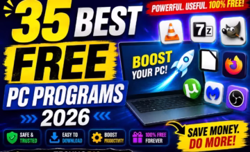35 Best Free PC Programs in 2026: Boost Performance, Security & Creativity (No Bloatware!)