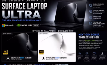 Download the Official Microsoft Surface Laptop Ultra Wallpapers in 4K!