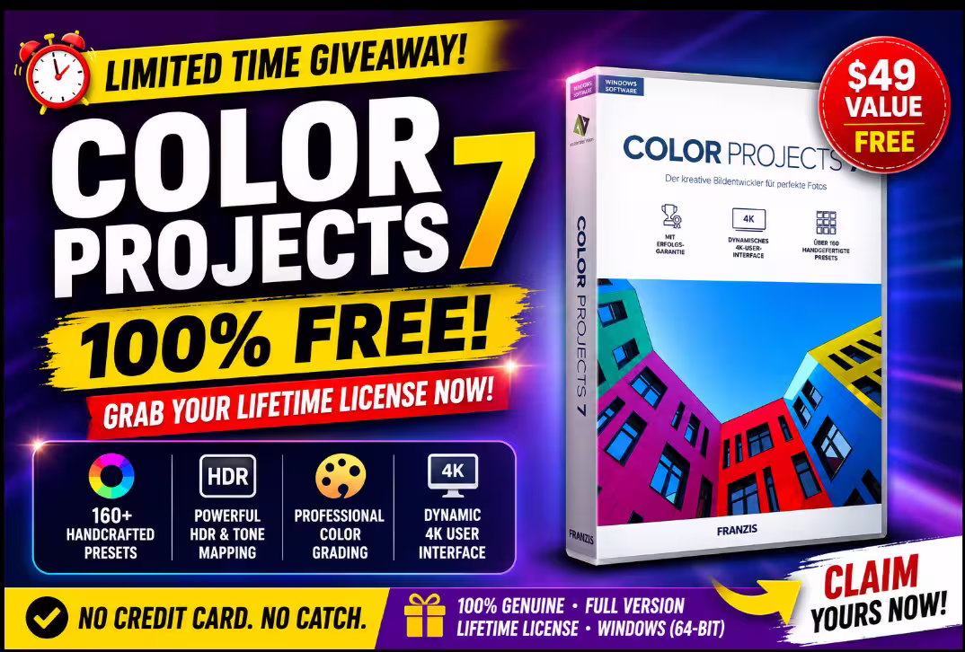 COLOR projects 7 Free Download — Grab a Lifetime License (Limited Giveaway)