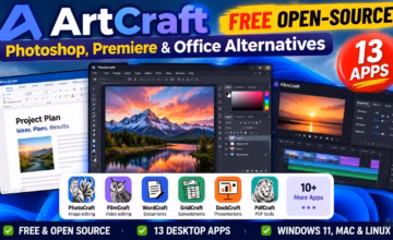 ArtCraft: Free Photoshop Alternative and Office Apps (2026)
