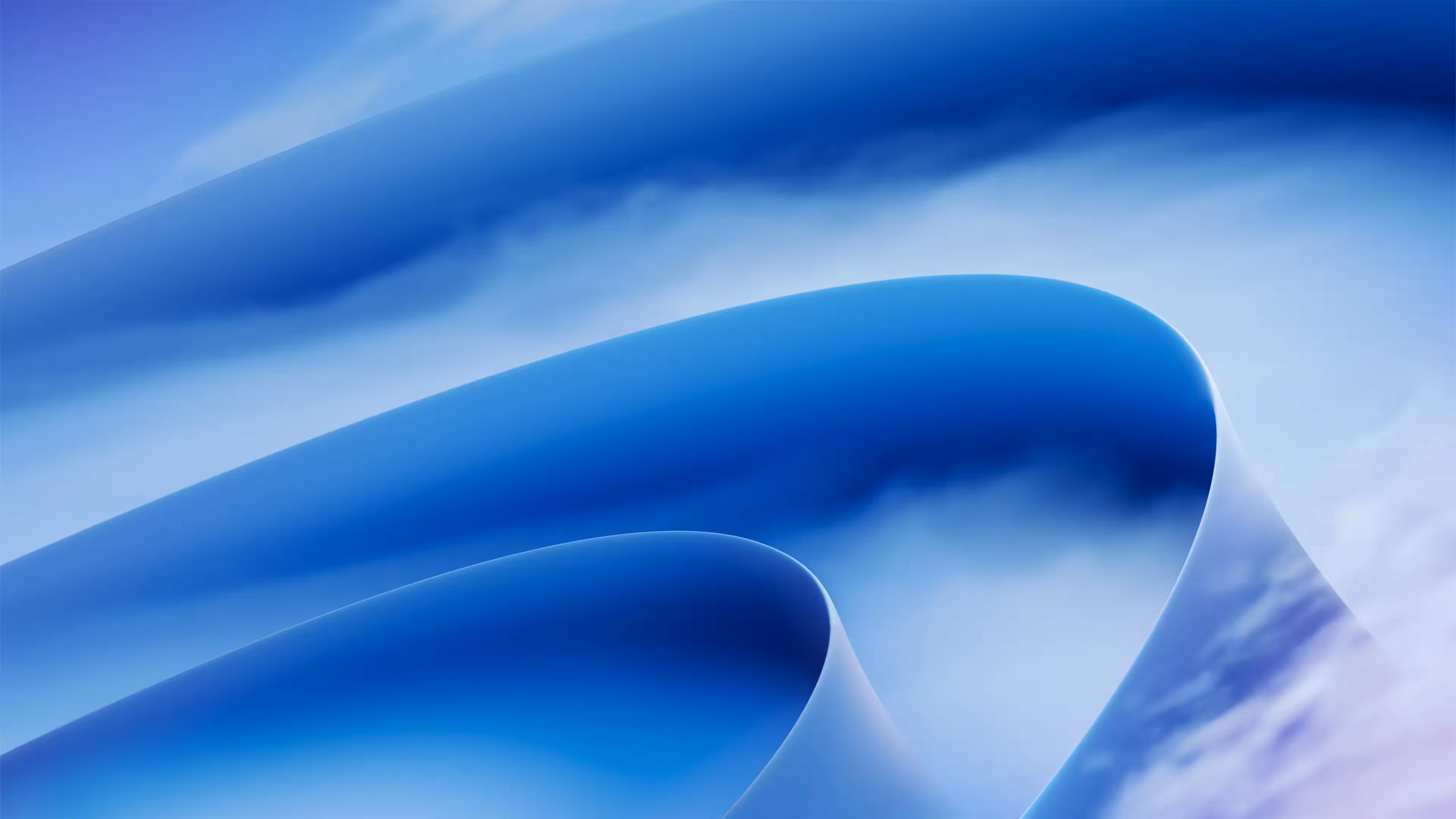 Everyday Productivity RTX Spark wallpaper with bright blue folds