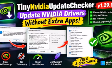 TinyNvidiaUpdateChecker Review: Install Only the NVIDIA Driver, Not the Bloat